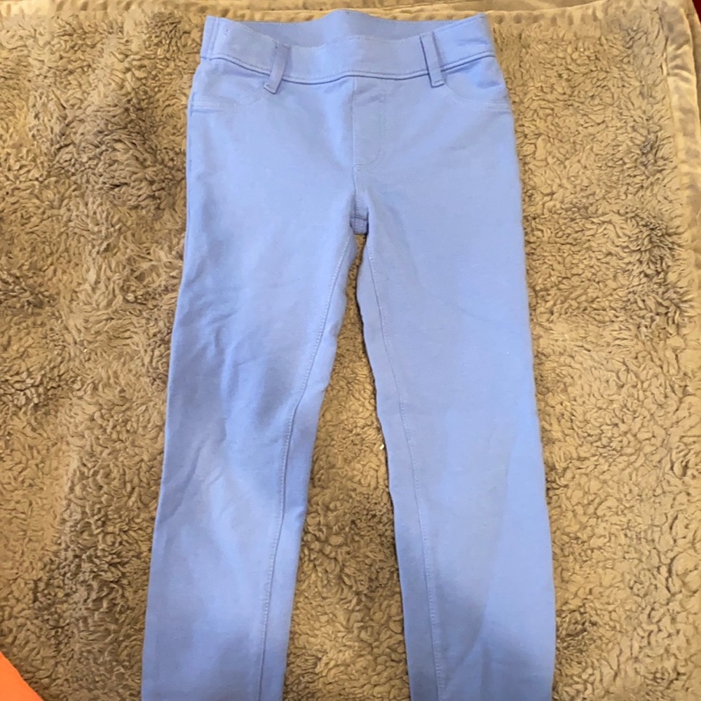 Blue leggings